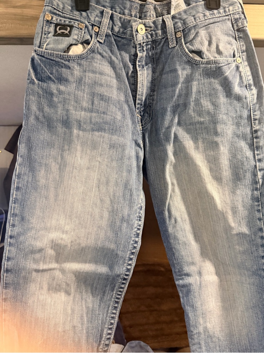 Cinch Light Wash Men’s Bootcut Jeans - Light Blue
